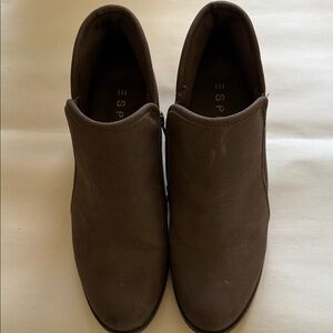 Esprit Women's Brown Slip-On Ankle Booties